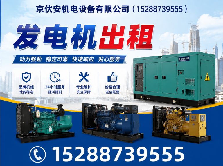 抚州静音发电车租赁展示图